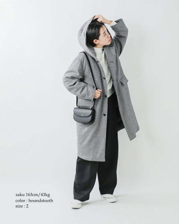 楽天市場】miffew ミフュー ウール フーデット ダウン コート “WOOL 