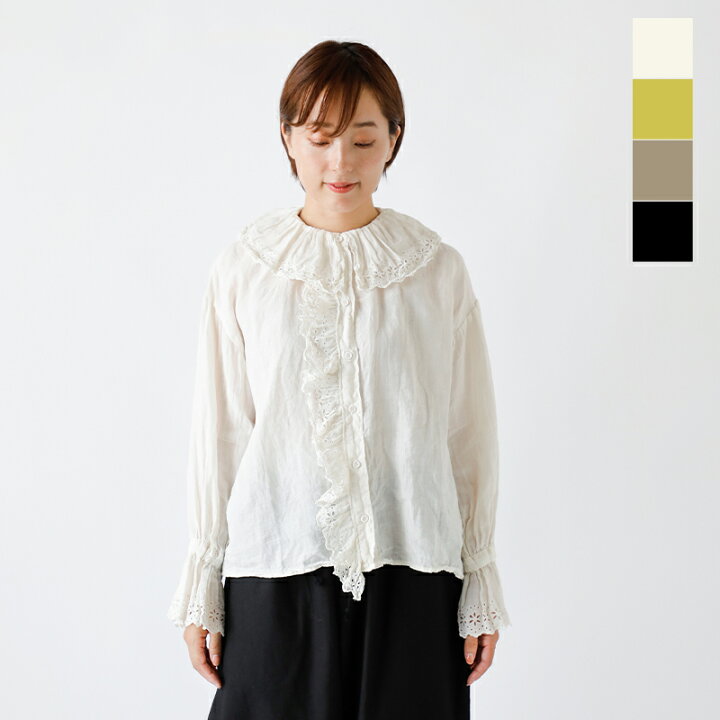 楽天市場】Gauze# ガーゼ ラミーリネン アンティーク レース フリル 