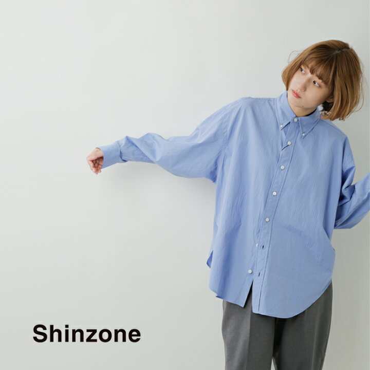 楽天市場】Shinzone シンゾーン コットン ストライプ ダディ シャツ 