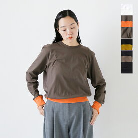 HOSHII TO DEAU ホシイトデアウ ×ironari イロナリ aranciato別注 コットン ロングスリーブ カットソー 長袖 “Can tee L/S” i-24503arc レディース
