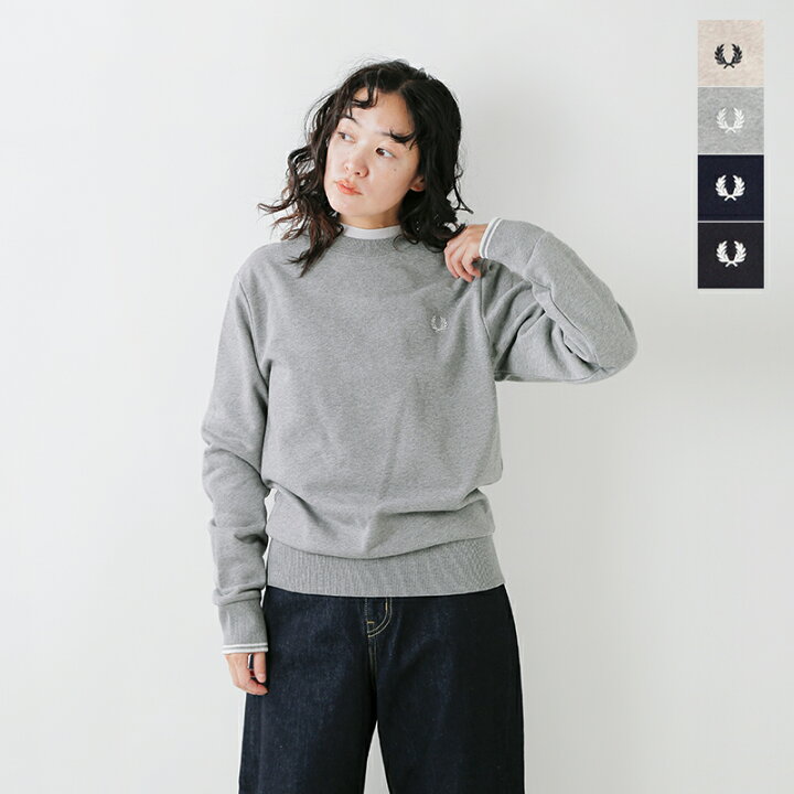 楽天市場】FRED PERRY フレッド ペリー コットン クルーネック 