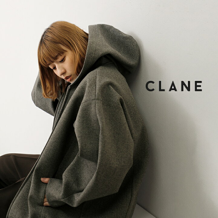 楽天市場】CLANE クラネ コンストラクティブ ボンディング フーディー 