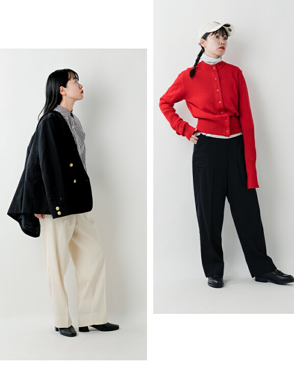 楽天市場】Shinzone シンゾーン ウール ギャバ センタープレス  