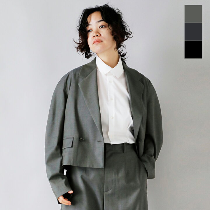 楽天市場】LOEFF ロエフ ウールトロ クロップド ジャケット 8822-209 