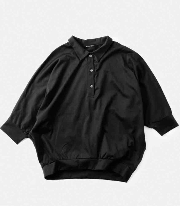 楽天市場】ミズイロインド mizuiro ind コットン天竺 コクーン ポロ 