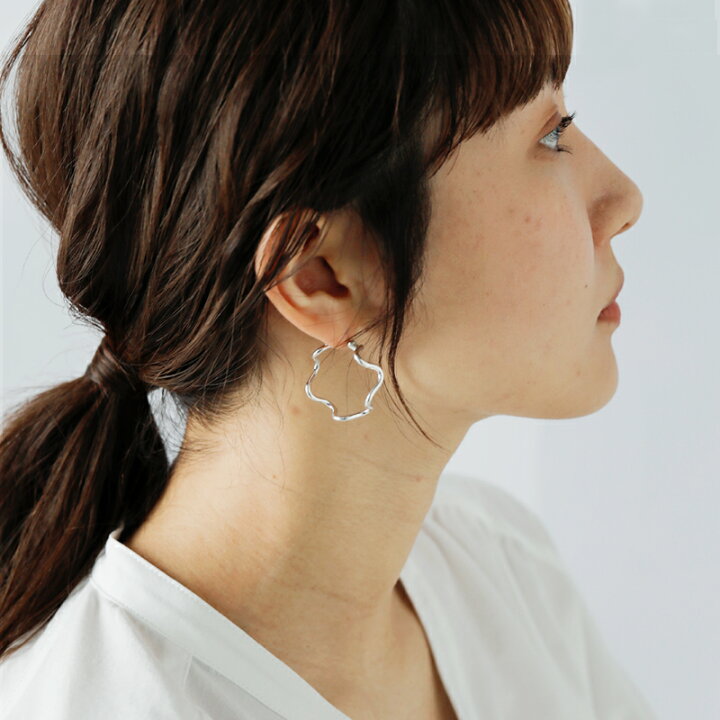 argue フープピアス シルバー argue MIZUASHI HOOP PIERCE SILVER 