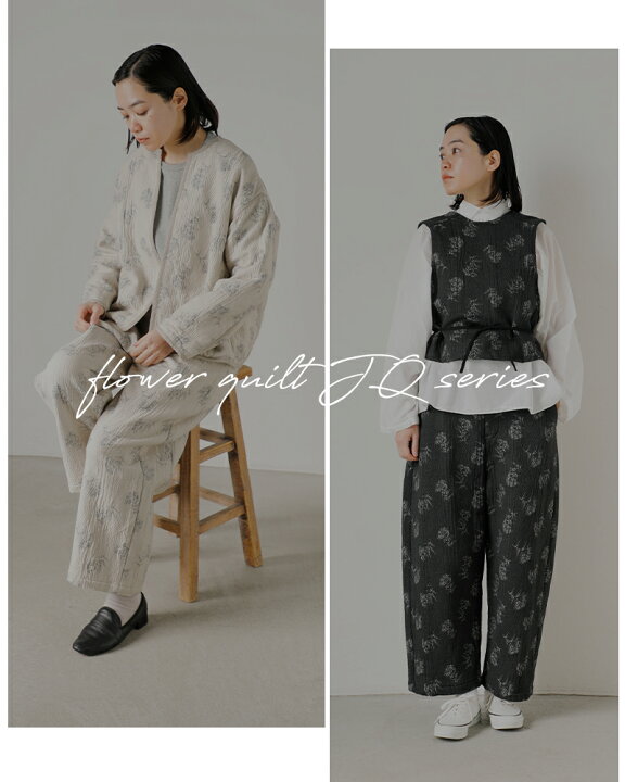楽天市場】qiri キリ コットン フラワー キルト ジャガード ジャケット 