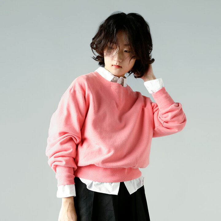 楽天市場】LENO リノコットン クロップド スウェット シャツ “CROPPED  