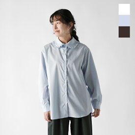 MidiUmi ミディウミ コットン フリルカラー シャツ “frill collar shirt” 1-739456-tr 2024ss新作 レディース【クーポン対象】