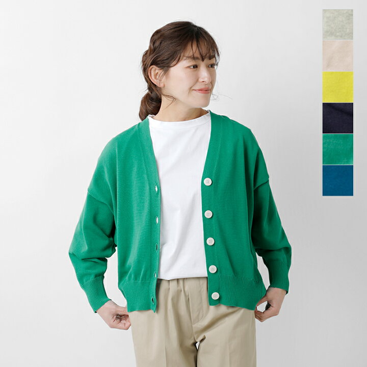 楽天市場】mao made マオメイド シャリ コットン 後下がり Vネック  