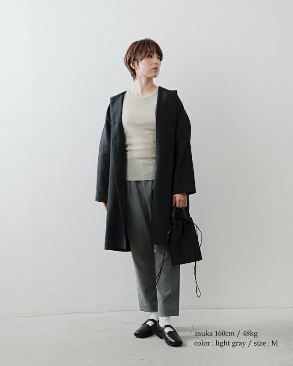 楽天市場】evam eva エヴァムエヴァ コットン Uネック プルオーバー 
