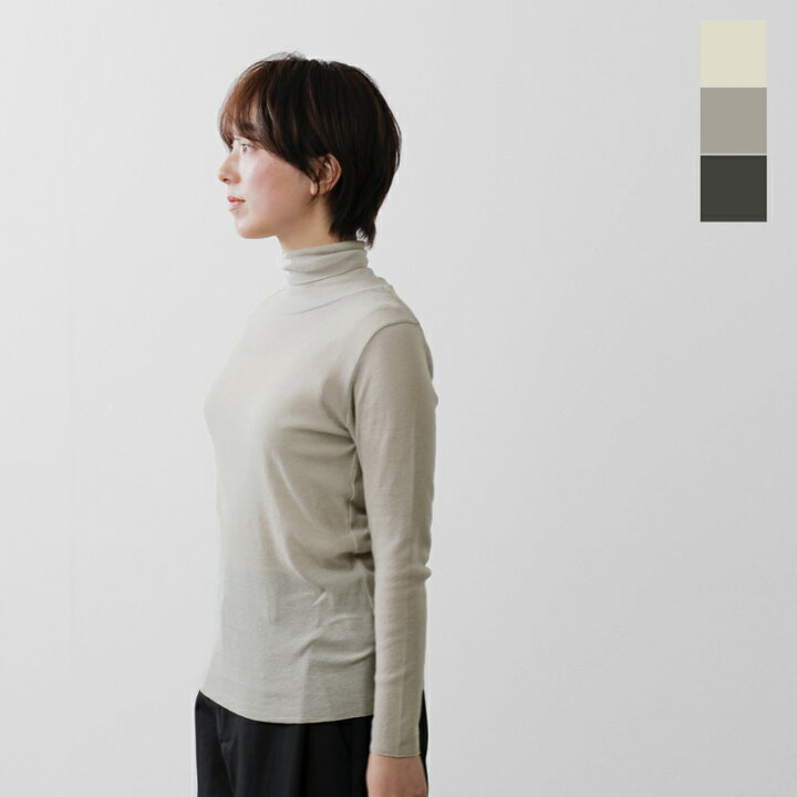 楽天市場】evam eva エヴァムエヴァ コットン タートルネック プル 