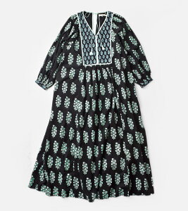 �y�N�[�|���Ώہzne Quittez pas �k�L�e�p �R�b�g���{�C�� �G�X�j�b�N �v�����g �M���U�[ �h���X �gCotton Voile Ethnic Combination Print Gather Dress�h 010400ce1-41zd6 ���f�B�[�X �����s�[�X ���n�t�� �|�P�b�g