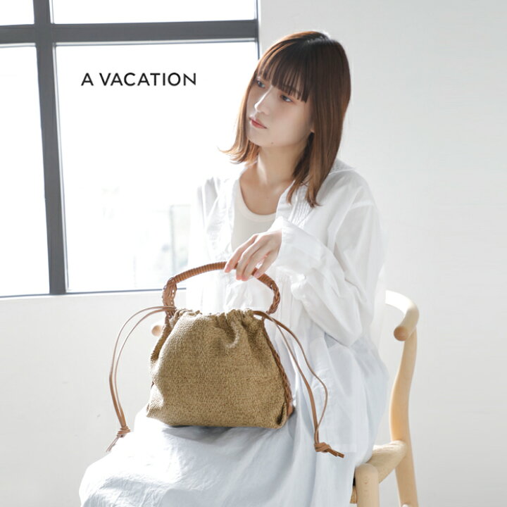 楽天市場】A VACATION ア ヴァケーション ワンハンドル 巾着 バッグ 