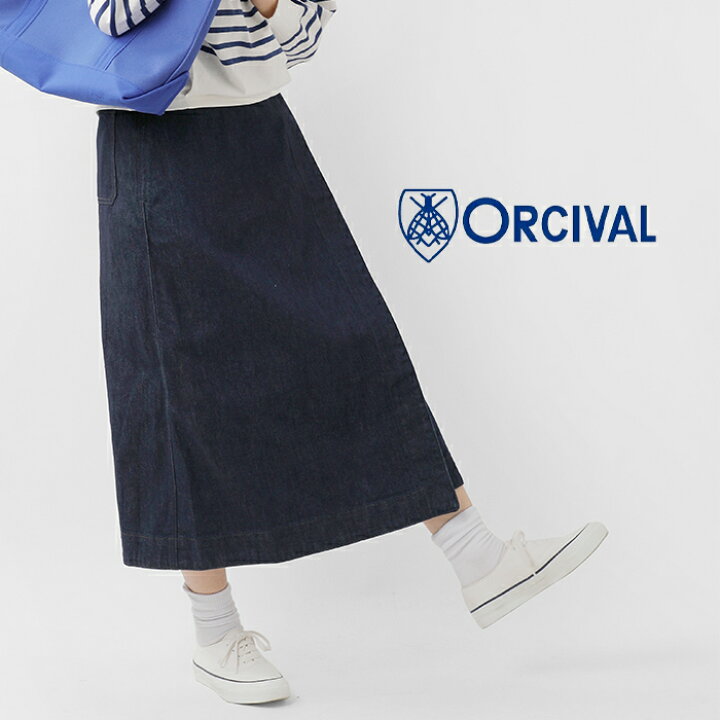 楽天市場】ORCIVAL オーチバル オーシバル デニム ラップスカート or 