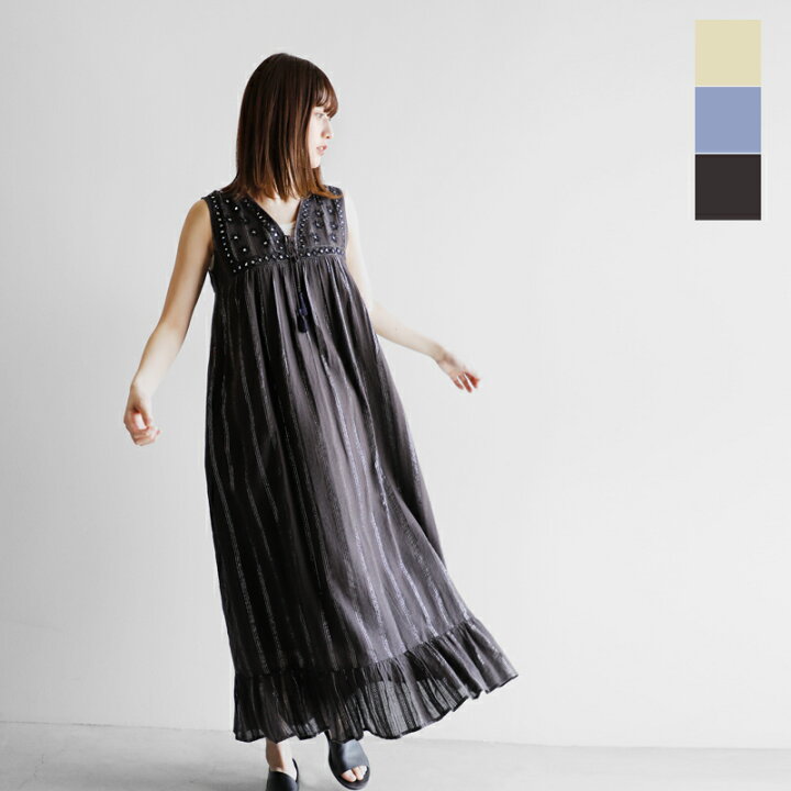 楽天市場】Sara Mallika サラマリカ コットン ルレックス ストライプ  