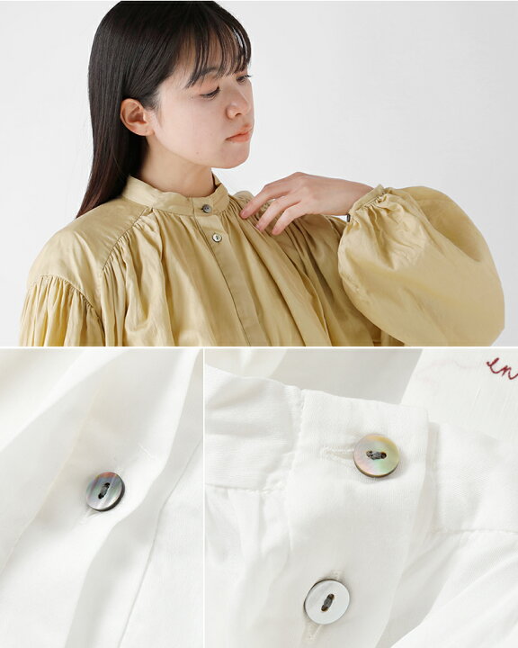 楽天市場】【50%OFF】enrica エンリカ コットン サテン ギャザー 