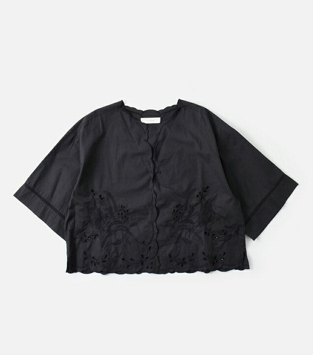 楽天市場】normment ノーメント コットンポプリン 刺繍 プルオーバー 