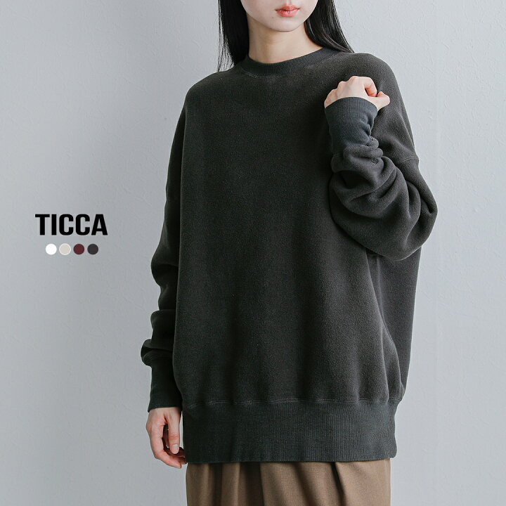 楽天市場】TICCA ティッカ コットン ダウニー 裏毛 プルオーバー UNI 