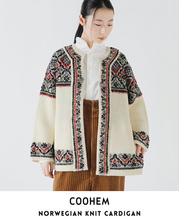 楽天市場】COOHEM コーへン ウール モヘア ブレンド NORWEGIAN ニット 