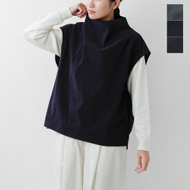 FIR MUM フィル マム 経編コーデュロイ ボトルネック ニット ベスト sn-fr1506tv ユニセックス アウター【3こ1】