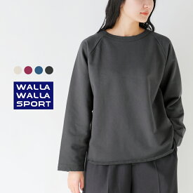 セール【40%OFF】WALLA WALLA SPORTS ワラワラスポーツ 裏毛 ルーズ ベースボール 長袖 スウェットシャツ トレーナー “WS LOOSE BASEBALL SWEAT” ww130081-sr レディース【3こ1】