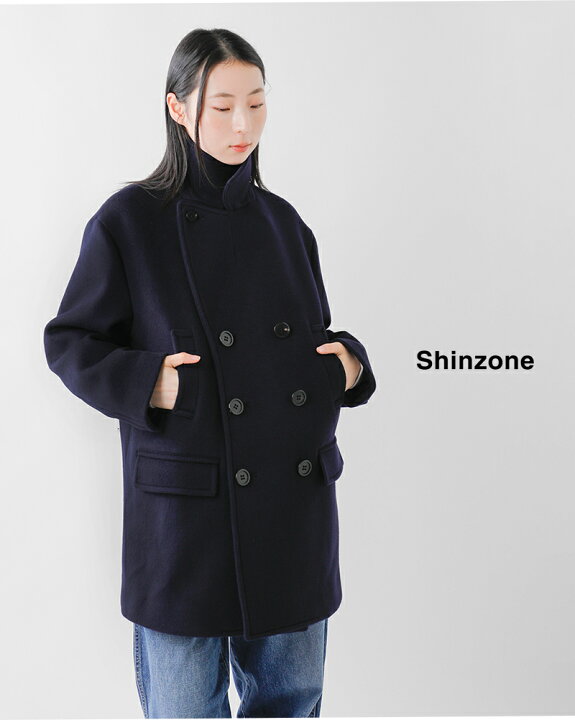 楽天市場】Shinzone シンゾーン ウール オーバーサイズ ピーコート 