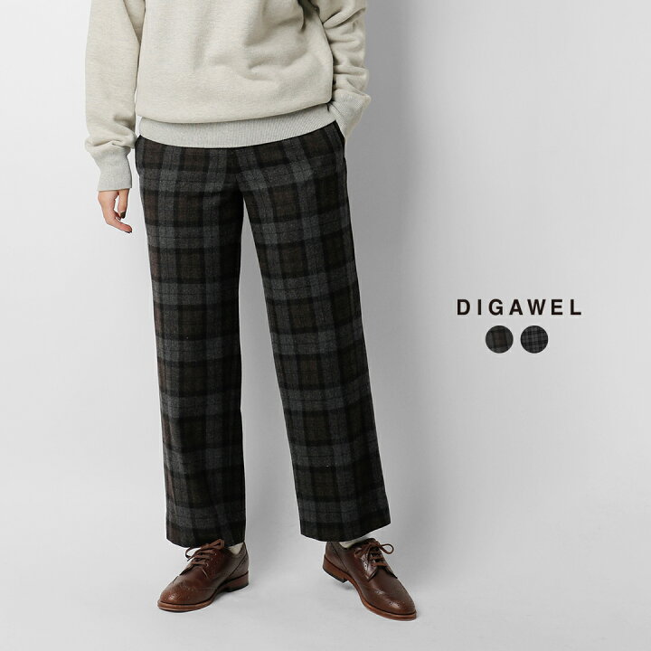 楽天市場】DIGAWEL ディガウェル ウール チェック サイド アジャスター 