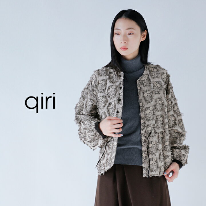 楽天市場】qiri キリ ジャガード ブラウス “花野風 jacquard blouse 