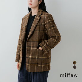 miffew ミフュー テーラード ダウン ジャケット “TAILORED DOWN JACKET” few25wjk5337 レディース 2025aw新作 アウター
