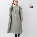 セール【30%OFF】ina イナ 反毛 ウール エターミン スタンドカラー ワンピース 254140 レディース【☆】