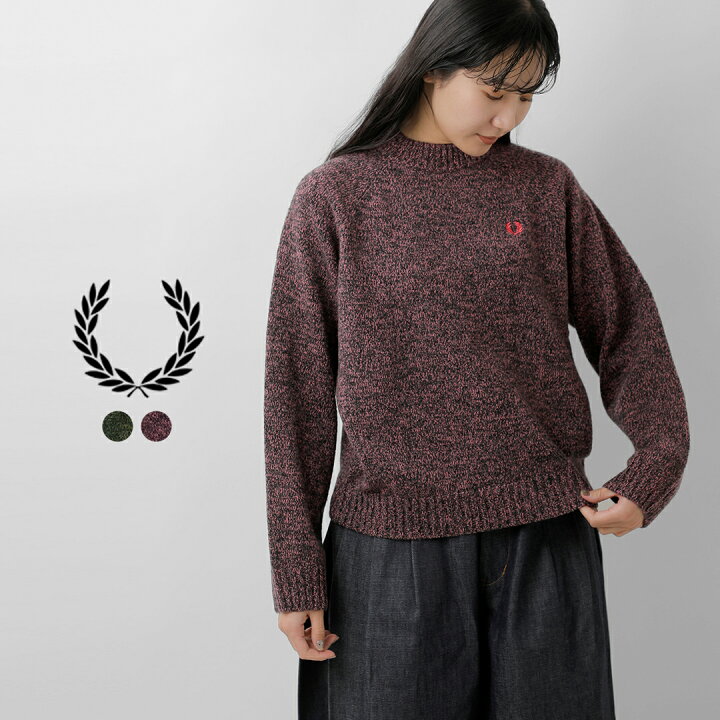 楽天市場】FRED PERRY フレッド ペリー ウール モックネック ニット 