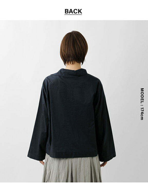 楽天市場】mizuiro ind ミズイロインド コットン ジップ ハイネック 