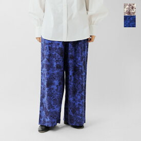 セール【40%OFF】mizuiro ind ミズイロインド プリント イージー パンツ 3-260079 レディース【☆】