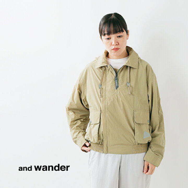 楽天市場】and wander アンドワンダー 撥水 ライトジャケット “water 