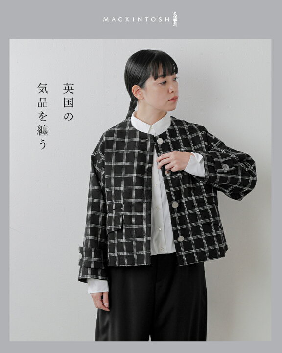 楽天市場】MACKINTOSH マッキントッシュ ウール チェック ハンビー 