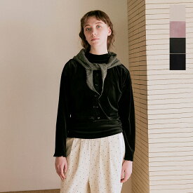 セール【40%OFF】whyto ホワイト シアー ベロア カーディガン “sheer velour cardigan” wht25fcs4005 レディース