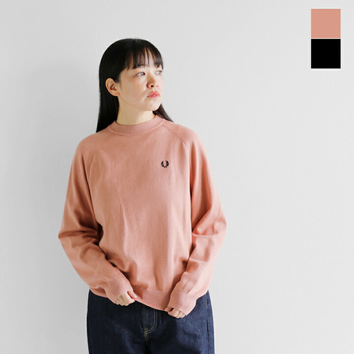 楽天市場】FRED PERRY フレッド ペリー コットン クルーネック ニット 