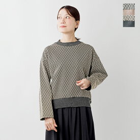 セール【30%OFF】FIL DE FER フィルデフェール ダイヤダブル ジャガード ハイネック プルオーバー 10-1-08-221-5-2 レディース【3こ1】