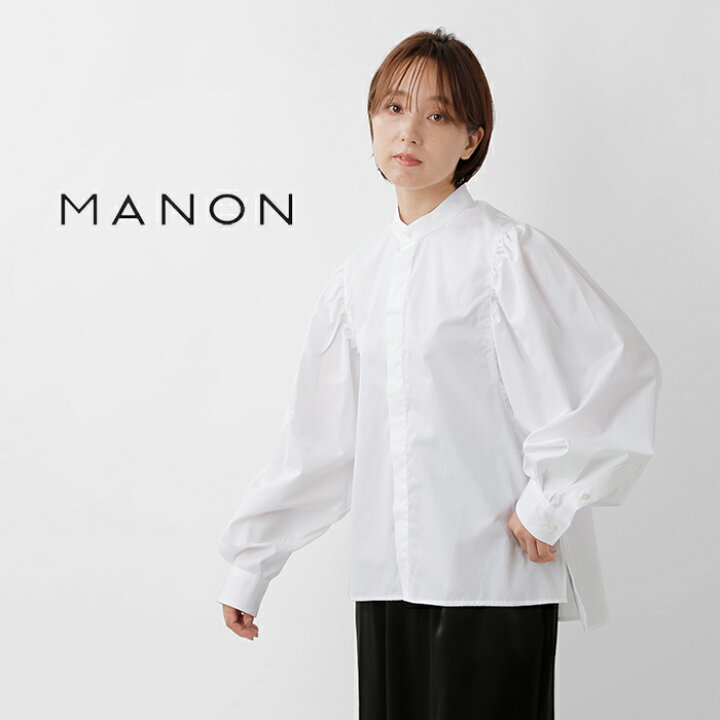 ✨美品✨ テン×ロンハーマン コットンギャザースリーブ バンドカラー 