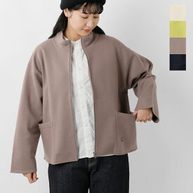 セール【50%OFF】ORCIVAL オーチバル オーシバル ボイルドウールジャージー スタンド ジップ ニット カーディガン or-d0130kkw ユニセックス【海外出荷不可】【クーポン対象】