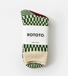 ROTOTO ���g�g �W���K�[�h �`�F�b�J�[�{�[�h �p�^�[�� �\�b�N�X �C�� r1621 ���f�B�[�X