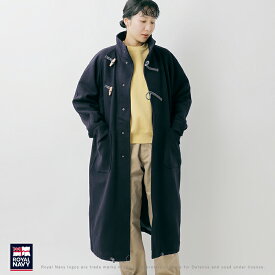 セール【20%OFF】ROYAL NAVY ロイヤルネイビー カルゼメルトン スモック ロングコート “SMOCK LONG COAT” rn25fsml18 レディース 2025aw新作