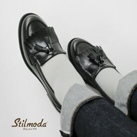 セール【20%OFF】Stilmoda スティルモーダ カウレザー タッセル ローファー 1110-nappa レディース 2025aw新作 【サイズ交換初回無料】