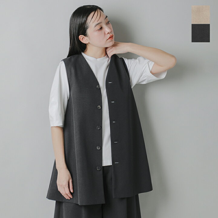 楽天市場】LOEFF ロエフ ホップサック Vネック フレア ベスト 8825-299 