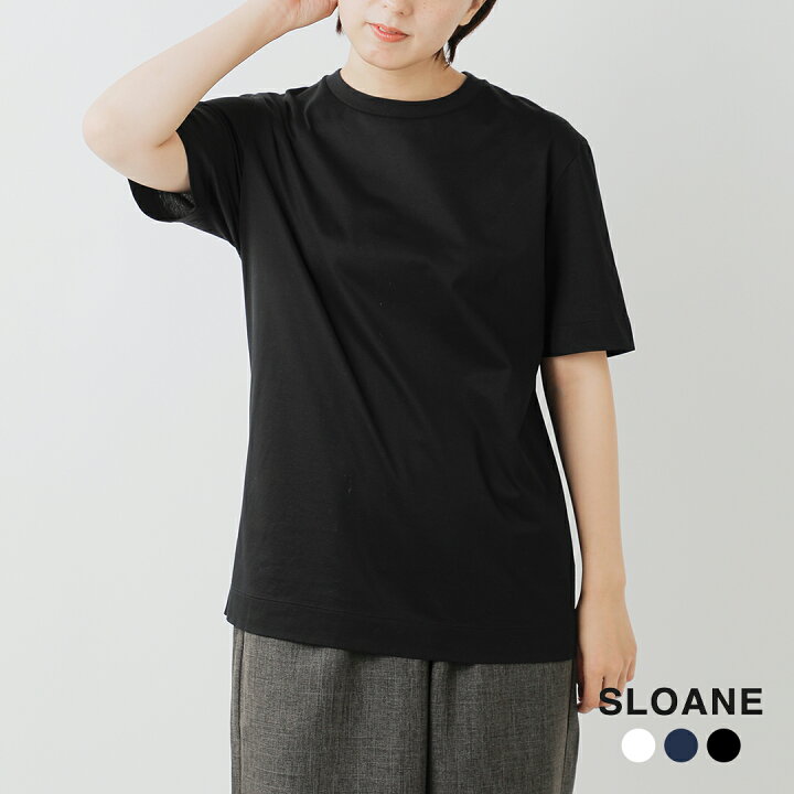 楽天市場】SLOANE スローン 60/2 コットン 天竺 UV Tシャツ sl4s-t163 