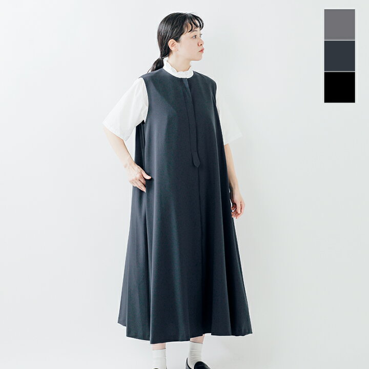 楽天市場】mizuiro ind ミズイロインド ポプリン ノースリーブ フレア  