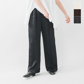 【50%OFF】audrey and john wad オードリーアンドジョンワッド シルキー サテン イージー ワイド パンツ l4313 レディース【サイズ交換初回無料】 【クーポン対象】