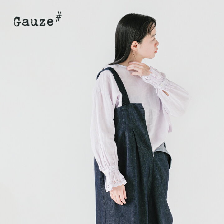 楽天市場】Gauze# ガーゼ ラミーリネン アンティーク レーススリーブ  