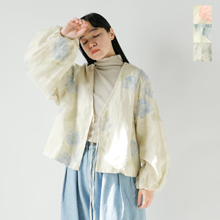 楽天市場】Gauze# ガーゼ リネン アンティーク フラワープリント  